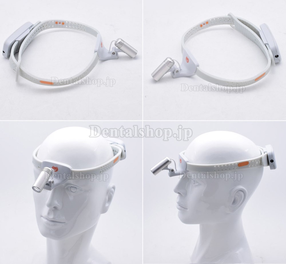 KWS KD-203AY-8 高いCRI LEDポータブル外科歯科ヘッドランプヘッドライト